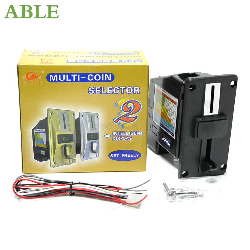 Whack A Mole Arcade - Multi Coin Acceptor เลือก CL-168ที่แตกต่างกันเหรียญอิเล็กทรอนิกส์ลงสำหรับเกมอาเขตกลไกเครื่องหยอดเหรียญ