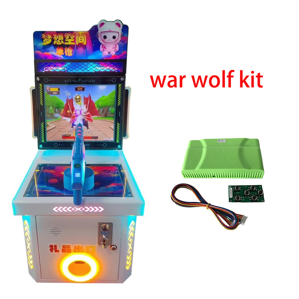 Whack A Mole Arcade - ชุดเกมยิงปืน War Wolf/Warrior 10 in 1