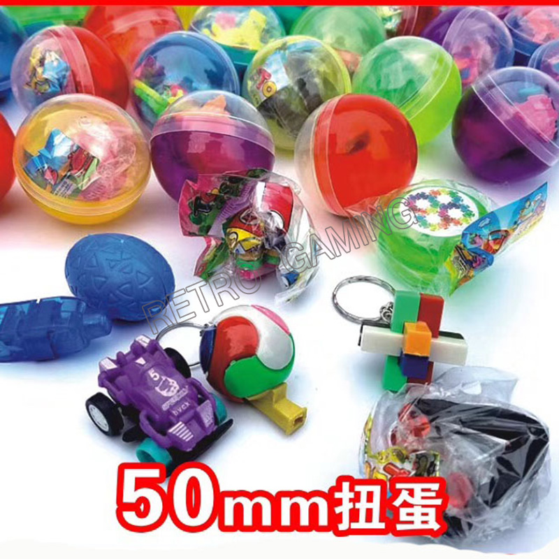 Arcade Style Vending Machine - 100ชิ้น/ถุง32มม./45มม./50มม.แคปซูลลูกผสมสไตล์รางวัลTwisted Eggของเล่นสำหรับอาเขตเหรียญ-ของเล่นเครื่องหยอดเหรียญ