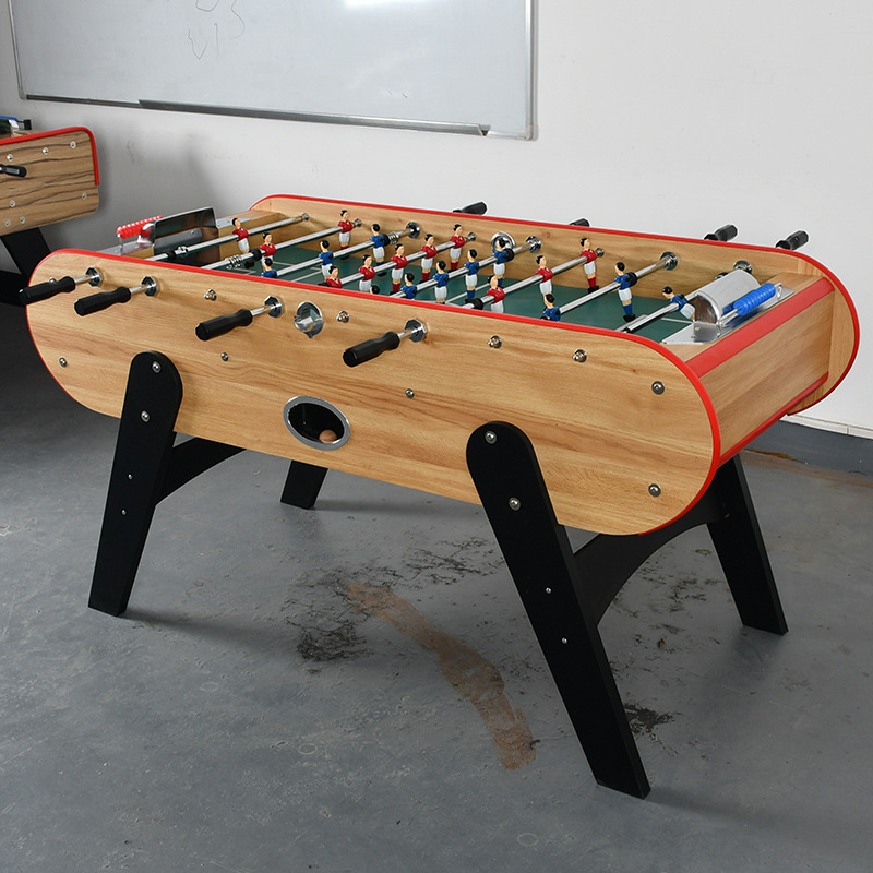 Foosball Table Commercial - โต๊ะฟุตบอลคุณภาพสูงขนาด 5 ฟุต โต๊ะฟุตบอลไม้และโลหะสำหรับเด็กเล่นในร่ม