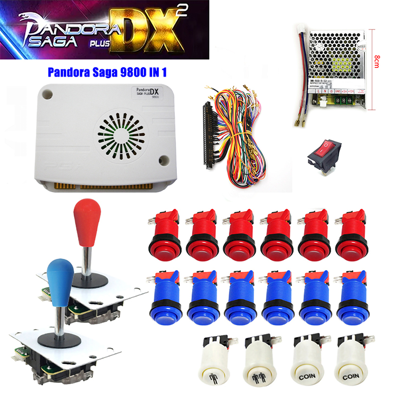 Trackball Controller Arcade - ชุดอุปกรณ์ DIY Arcade 9800 in 1