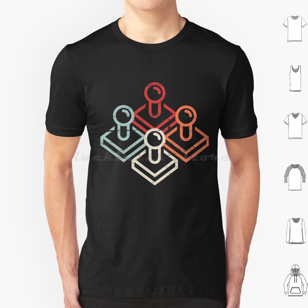 Arcade No - เสื้อยืดลายเกมอาร์เคดย้อนยุค ผ้าฝ้าย สำหรับผู้ชายและผู้หญิง พิมพ์ลายด้วยเครื่อง DIY นักเล่นเกมอาร์เคด