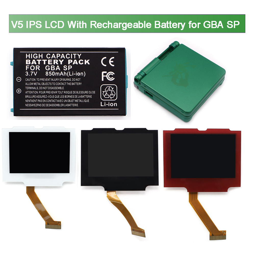 Lcd Screen Arcade - หน้าจอ LCD แบบลามิเนต V5 แท้ พร้อมแบตเตอรี่แบบชาร์จได้ในตัว