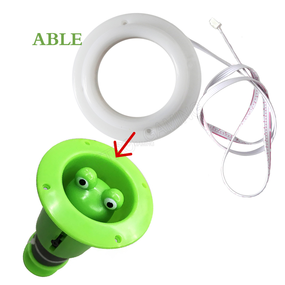 Whack A Mole Arcade - 1ชิ้นแหวน LED สำหรับการกดปุ่มหัวเมาส์สำหรับเด็กที่ใช้เหรียญอาร์เคด Whac-A-mole กดเมาส์/ค้อนตีชิ้นส่วนเครื่องเกมกบ