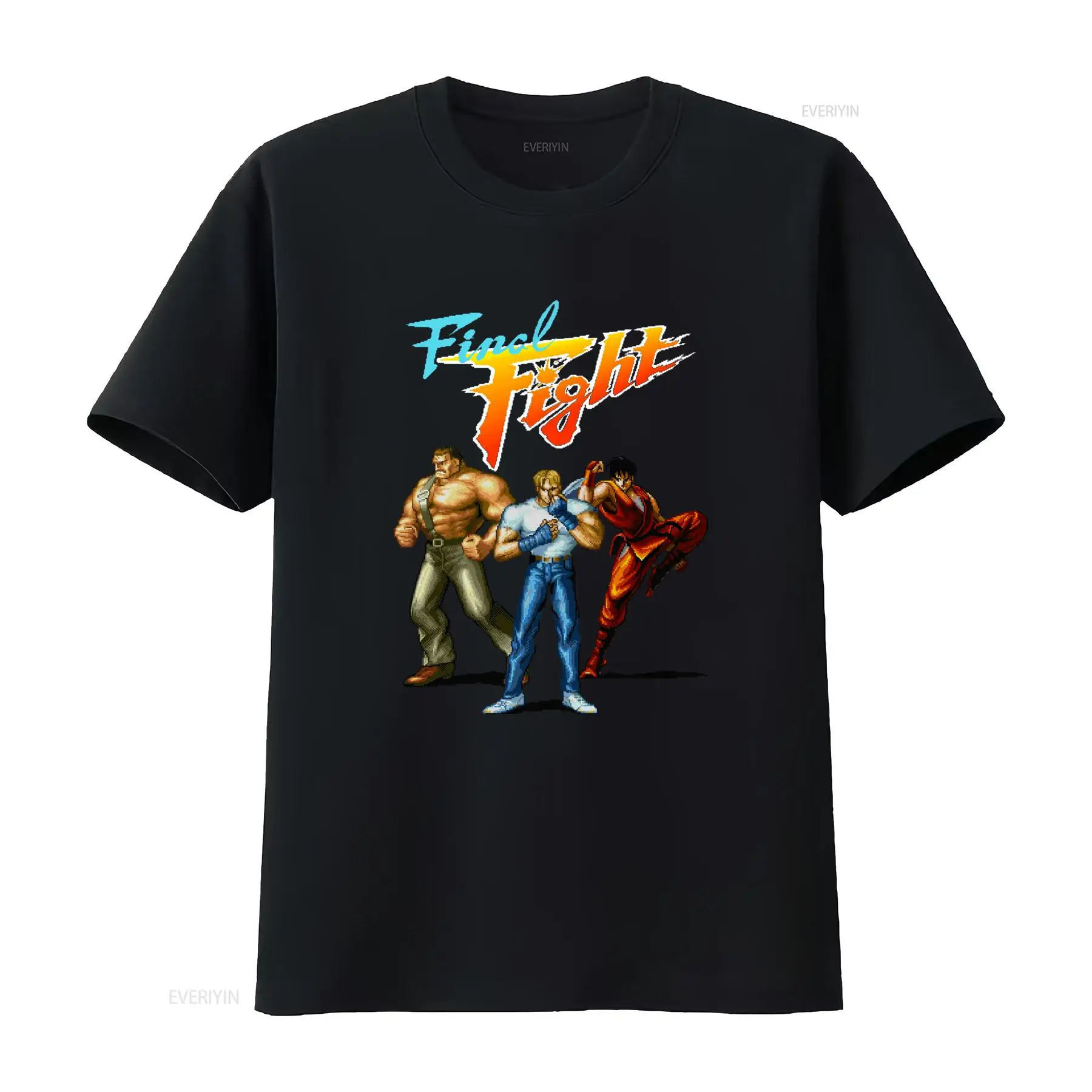 Arcade No - เสื้อยืดลายวินเทจ SNES Arcade Final Fight Box
