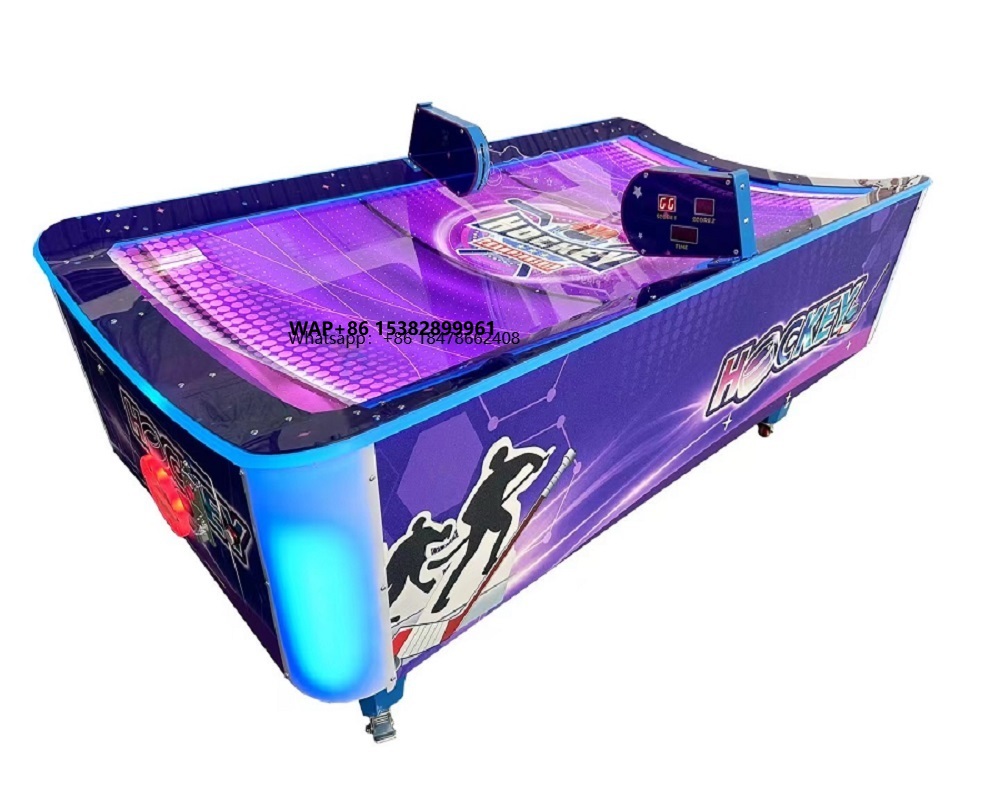 Arcade Games & Vending Co - เครื่องเล่นเกมฮอกกี้อากาศแบบหยอดเหรียญสำหรับเด็ก พร้อมระบบแลกตั๋วในร่ม
