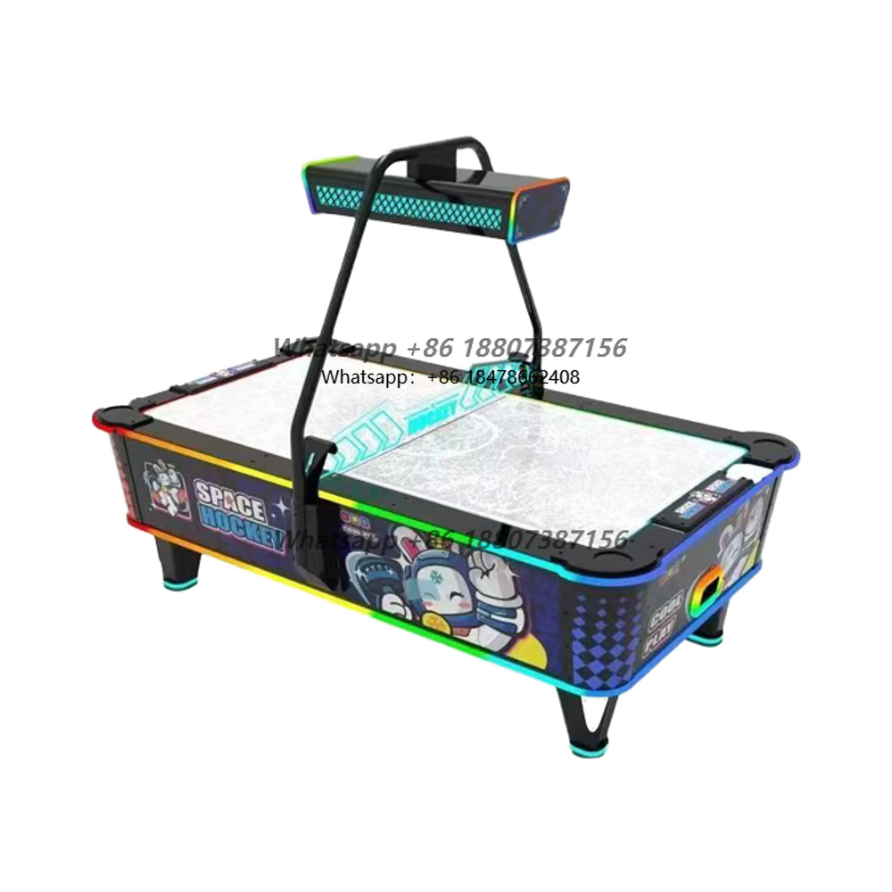 Arcade Games & Vending Co - เครื่องเล่นฮอกกี้น้ำแข็งสำหรับเด็กและผู้ใหญ่ แบบหยอดเหรียญ รองรับผู้เล่นสองคน