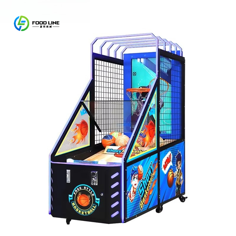 Gun Shooting Arcade - เครื่องยิงบาสเก็ตบอลขนาดเล็กสำหรับเด็ก รุ่นใหม่ล่าสุด พร้อมเซ็นเซอร์วัดคะแนน ใช้เหรียญหยอด เครื่องเกมอาร์เคดแบบหยอดเหรียญ ปรับแต่งได้