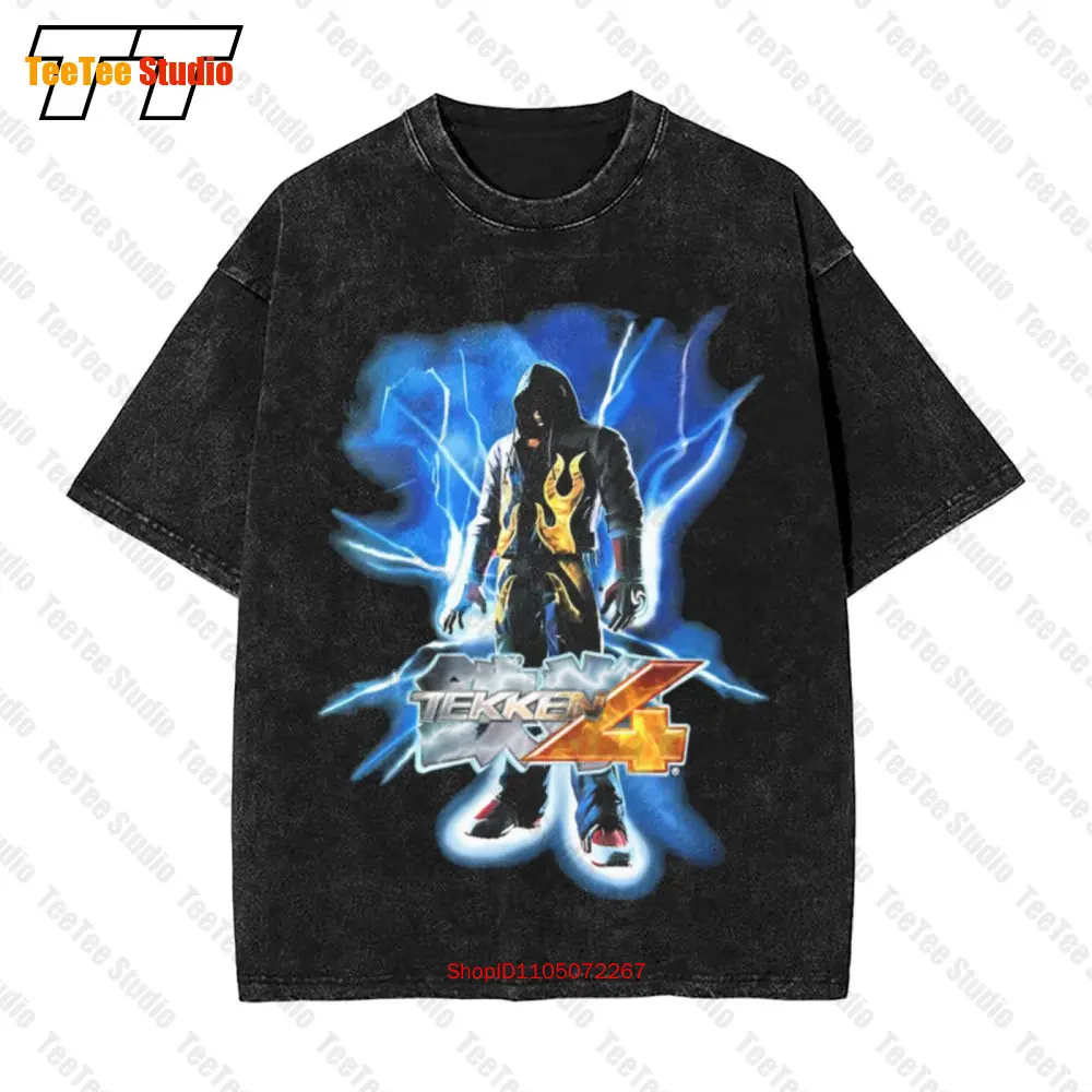 Arcade No - เสื้อยืดวินเทจ Tekken 4 Namco Promo Arcade