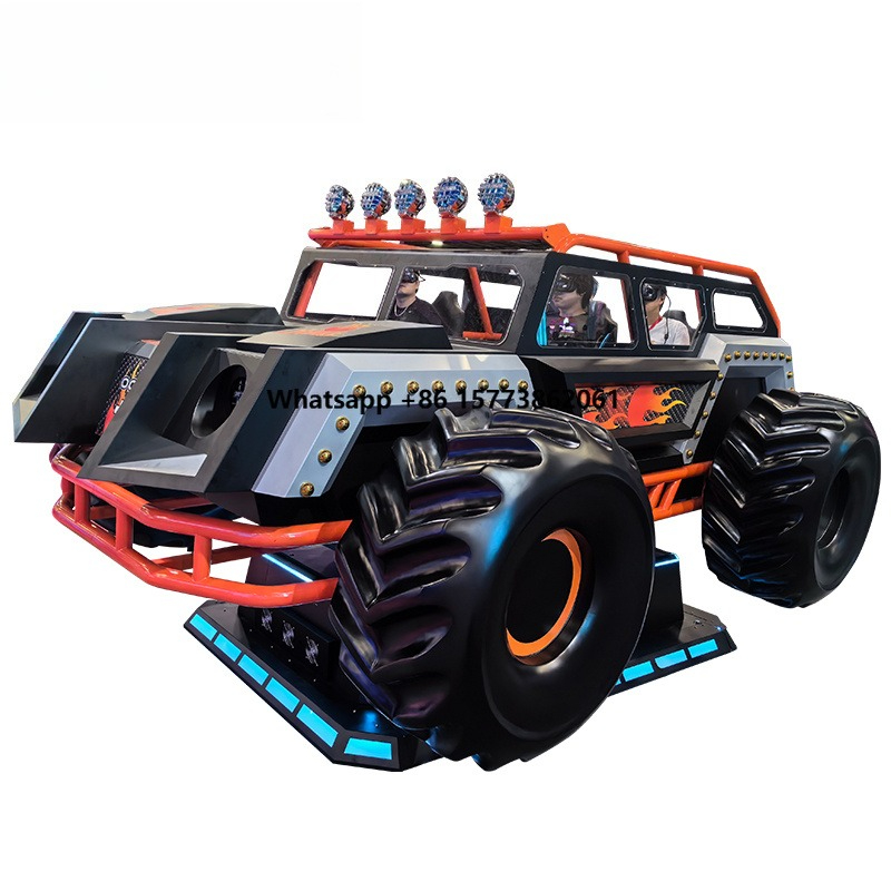 9D Vr Simulator - เครื่องเล่นเกมจำลองการยิงปืน VR 5D ออฟโรด แอร์เคดเกมส์ รถไฟเหาะ