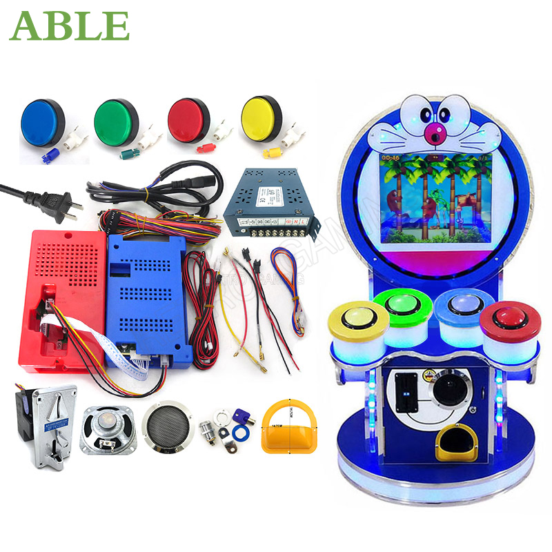 Whack A Mole Arcade - อาเขต Adventure Island เด็กจังหวะพร้อมปุ่ม PCB Board