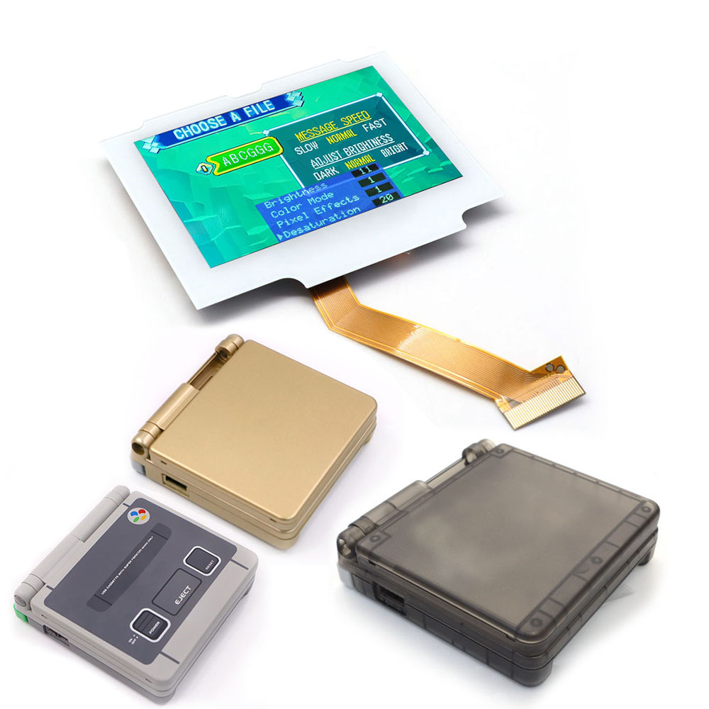 Lcd Screen Arcade - HISPEEDIDO ชุดหน้าจอ IPS V5 แบบเคลือบล่วงหน้าสำหรับเกมบอยแอดวานซ์ SP