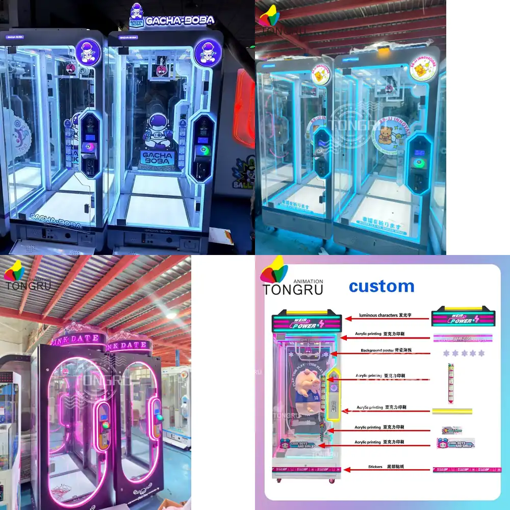 เครื่องเกมตัดเชือกตุ๊กตาขนาดให - Arcade Toy Vending Machine บทวิจารณ์และราคา