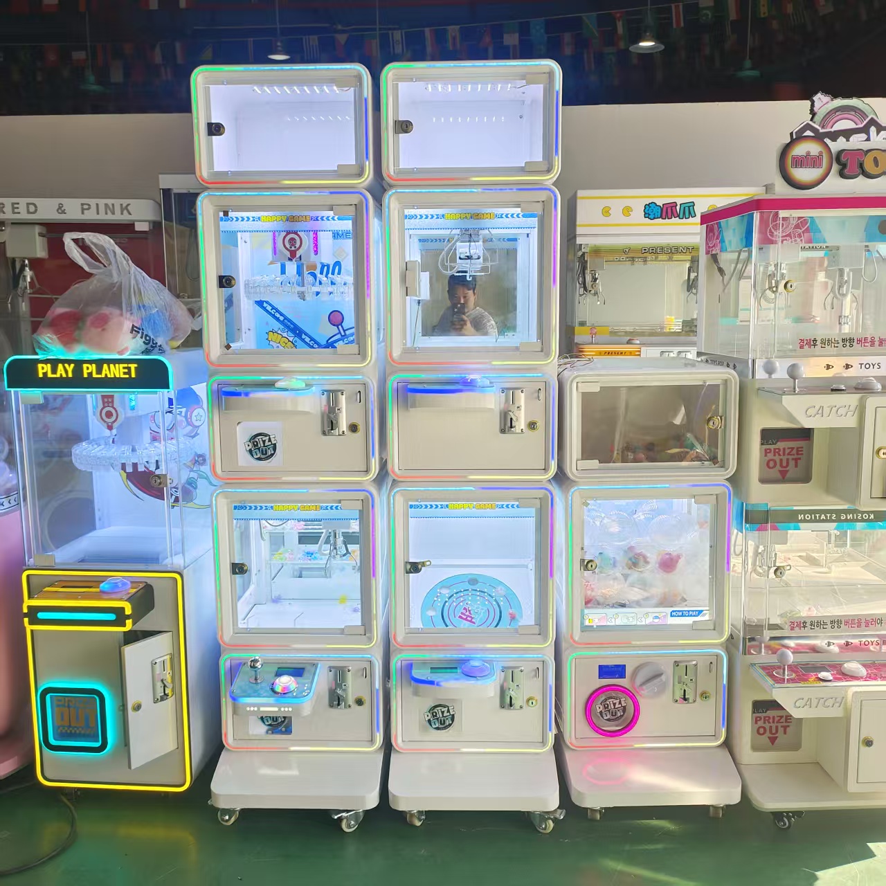 เครื่องเกมคีบตุ๊กตาขนาดใหญ่เชิ - Arcade Machine Profit บทวิจารณ์และราคา