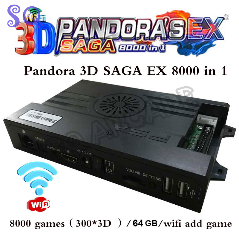 แผงเกม Arcade Pandora EX2 8000 - Arcade Game Jackpot บทวิจารณ์และราคา