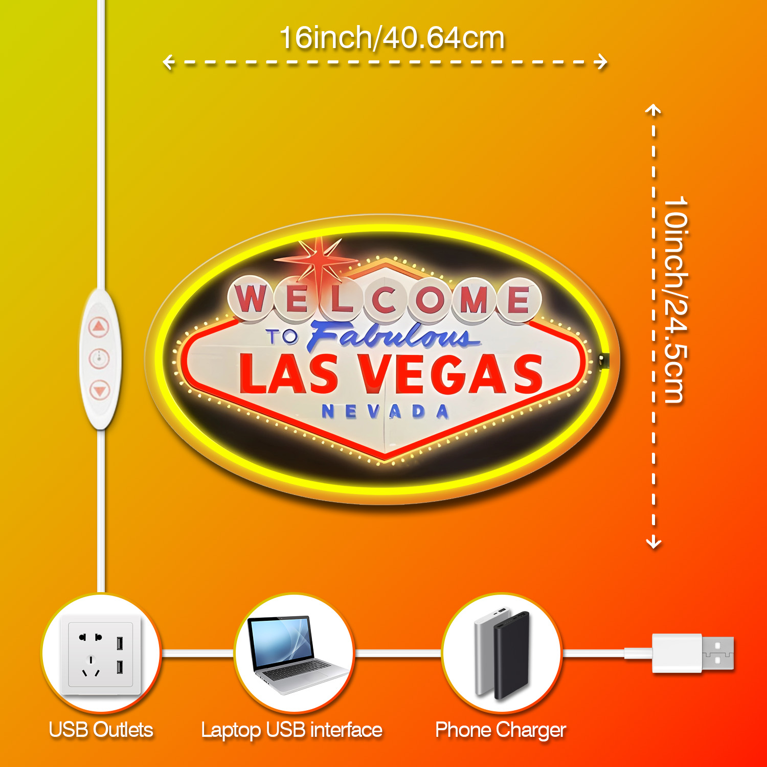 ป้ายไฟนีออน LED 1 ชิ้น ต้อนรับ - Arcade Vegas บทวิจารณ์และราคา