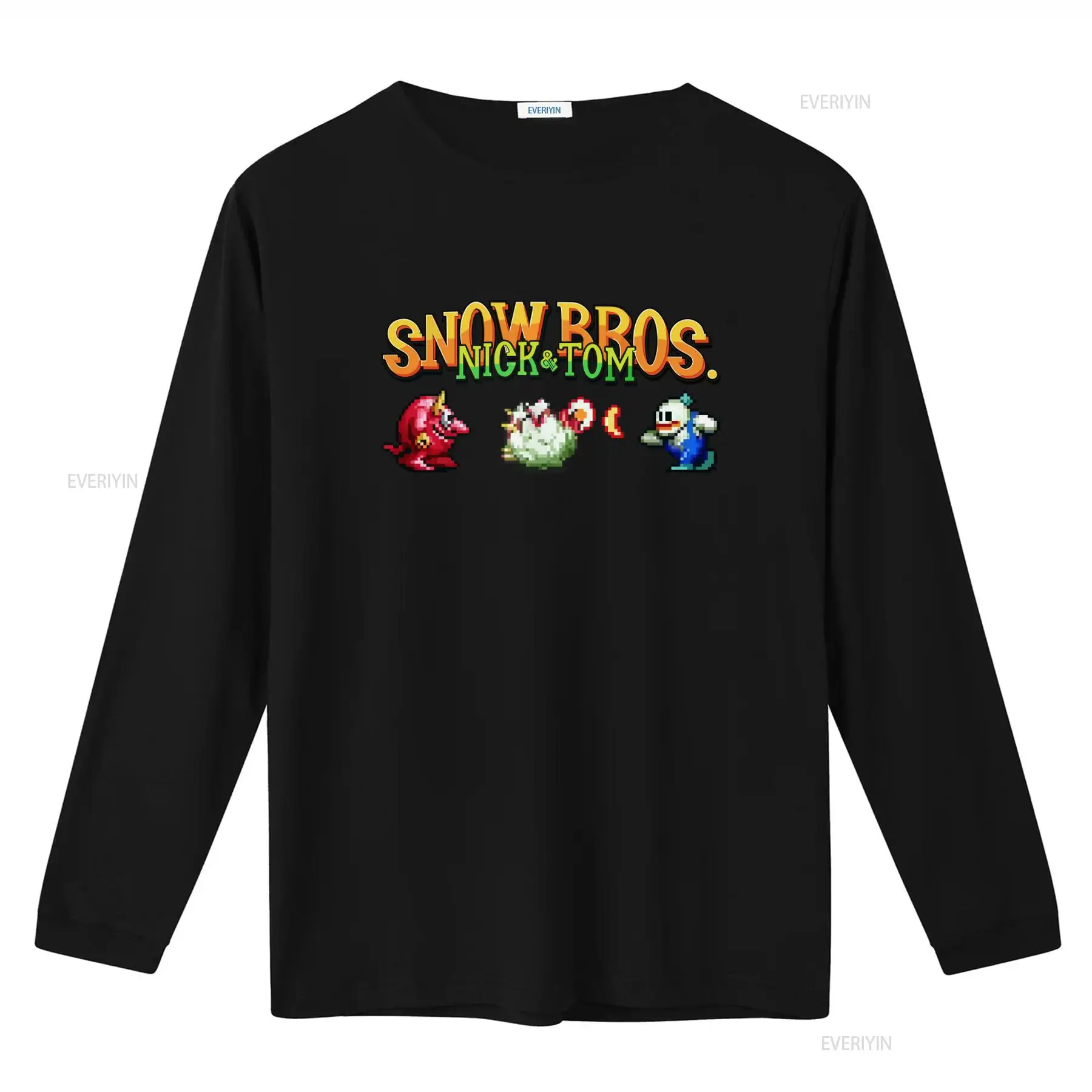 เสื้อยืดลาย Snow Bros Retro Ar - Arcade No บทวิจารณ์และราคา