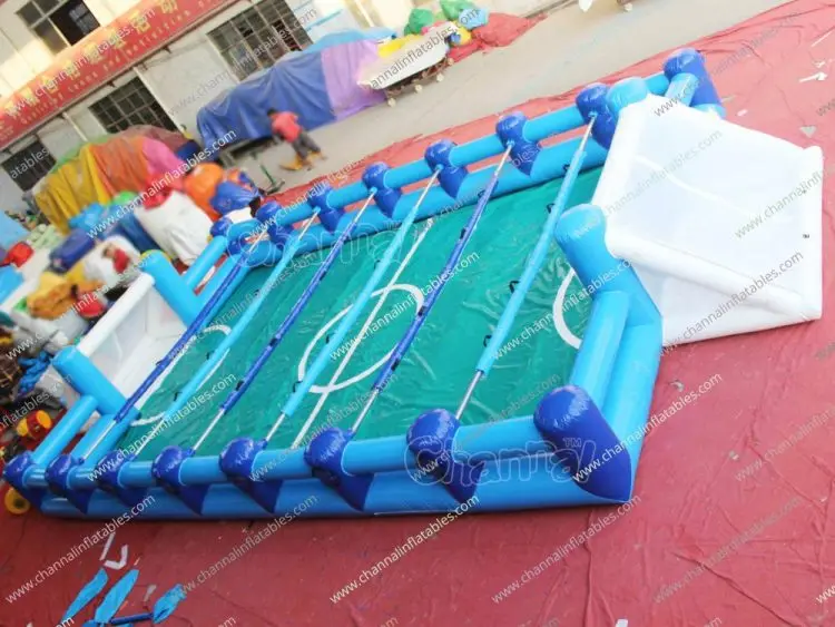 โต๊ะฟุตบอลเป่าลมแบบใหม่ ดีไซน์ - Foosball Table Commercial บทวิจารณ์และราคา