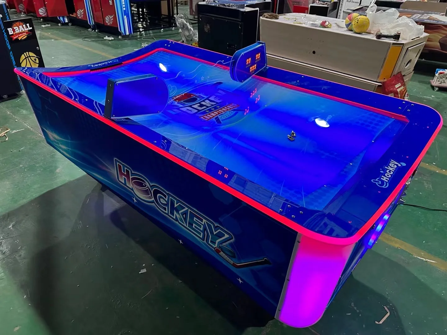 เครื่องเล่นเกมฮอกกี้อากาศแบบหย - Arcade Games & Vending Co บทวิจารณ์และราคา