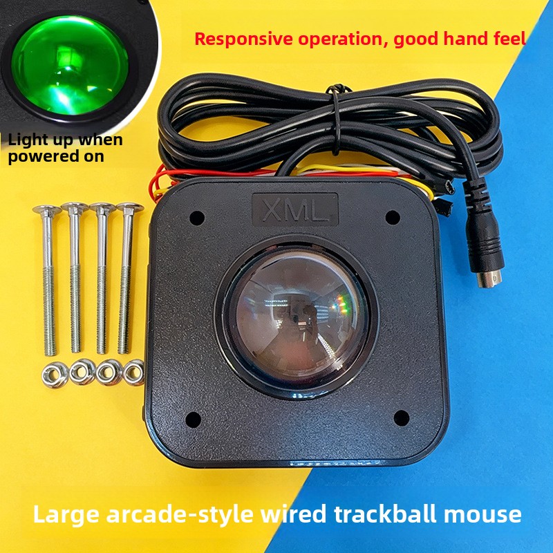 อุปกรณ์เสริมเกมอาร์เคด แทร็กบอ - Trackball Controller Arcade บทวิจารณ์และราคา