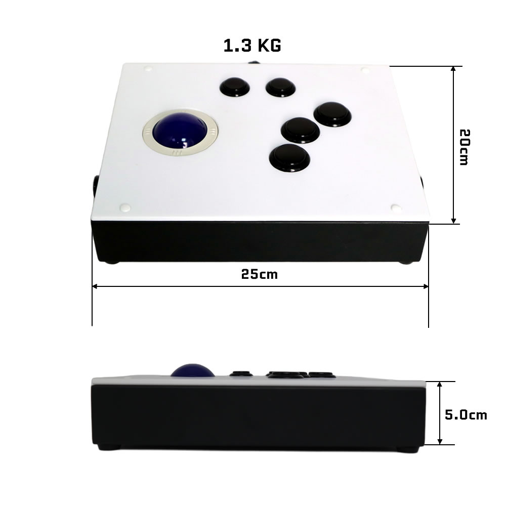 FightBox R6 USB Sanwa ปุ่มกดเก - Trackball Controller Arcade บทวิจารณ์และราคา