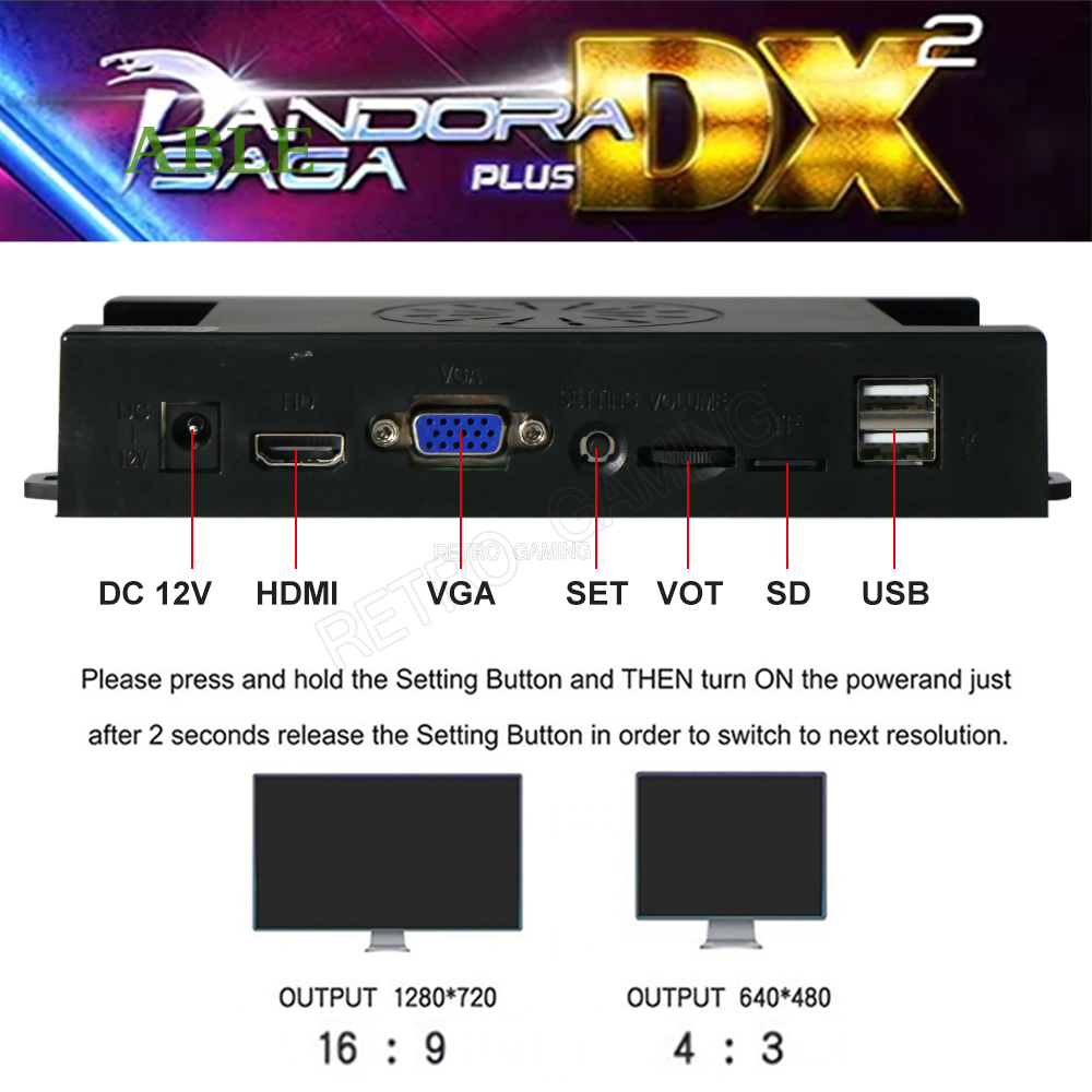 DX2ใน1 Pandora Saga BOX ของตกแ - Trackball Controller Arcade บทวิจารณ์และราคา