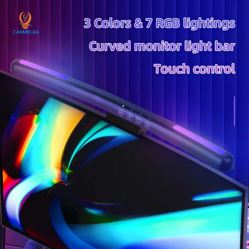 โคมไฟหน้าจอแอลอีดีโค้ง USB RGB - Arcade No บทวิจารณ์และราคา