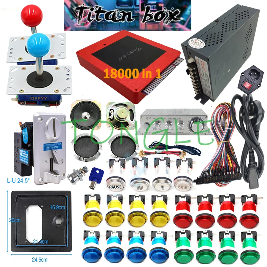 ผู้เล่น 2 คน Titan Box 18000 + - Arcade Game Jackpot บทวิจารณ์และราคา